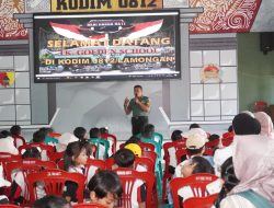 Field Trip, Kodim 0812/Lamongan Diserbu Anak PAUD dan TK GOLDEN SCHOOL dalam pengenalan peran TNI