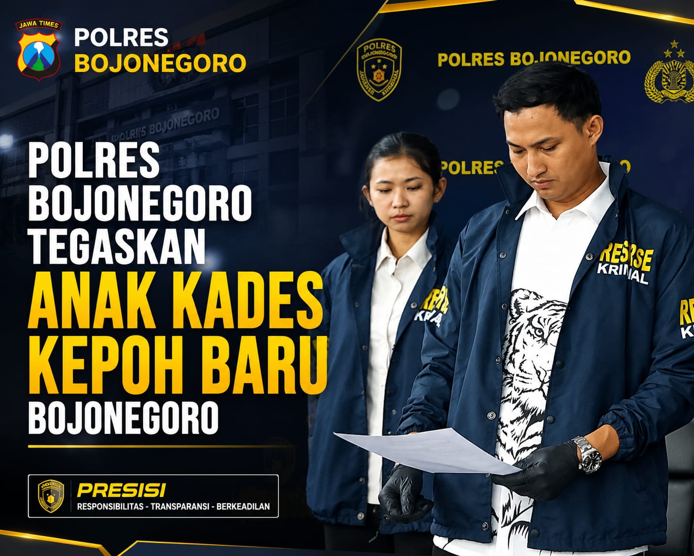 Polres Tegaskan Isu Anak Kades Sidomukti Terlibat Judol Hoaks, Siap Tindak Penyebar Informasi Menyesatkan
