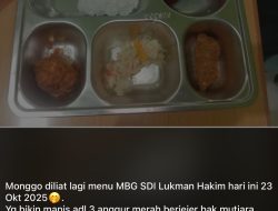 Program Makan Bergizi di Sumenep Dikeluhkan Siswa, Diduga Tidak Penuhi Standar Gizi Seimbang
