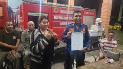 Wapimred Media Group Globalindo Apresiasi Cepat Tanggap Damkar Kabupaten Mojokerto