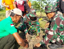 Koramil Jajaran Kodim 0812 Lamongan Gelar Kegiatan Pembinaan Lingkungan Hidup dengan Tema “Bersatu dengan Alam untuk Indonesia Hijau”
