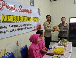 Sertijab dan kenal pamit Kapolsek Krembung Polresta Sidoarjo