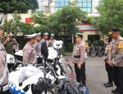 Tekan Angka Laka Lantas, Polres Pelabuhan Tanjung Perak Laksanakan Apel Gelar Pasukan Operasi Zebra Semeru 2025