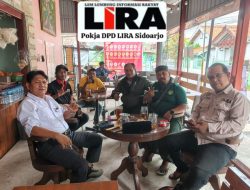 Ngopi Bareng Bersama Bupati LSM LIRA, Soroti Maraknya Mafia Tanah di Wilayah Kabupaten Sidoarjo