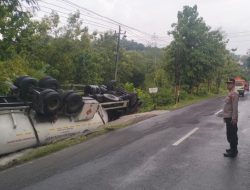 Kecelakaan Tunggal Truk Tangki Pertamina di Wonogiri, Polisi Pastikan Tak Ada Korban