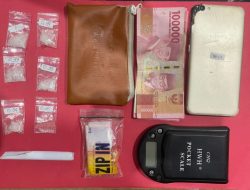 Satresnarkoba Polres Pasuruan Amankan Pengedar Sabu di Gajahbendo, Terancam Hukuman Seumur Hidup